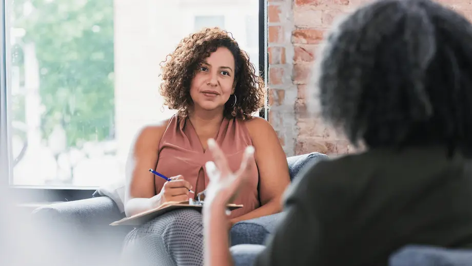 therapist and client pic